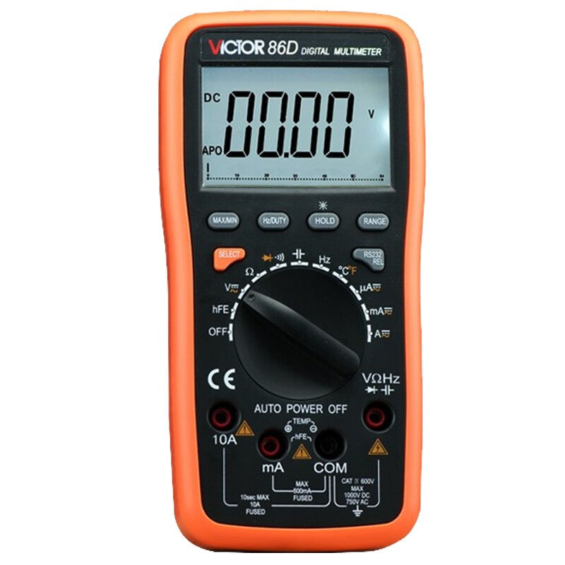 胜利仪器（VICTOR）VC86D数字万用表自动量程数显高精度万能表电