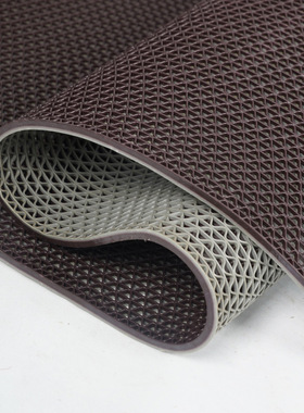 咖啡色灰色浴室地垫浴室防滑垫厕所地垫洗澡镂空防摔卫生间脚垫