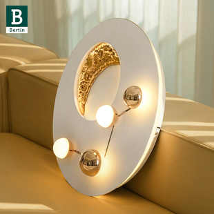 北欧房间吸顶灯具现代简约大气主卧室灯创意设计护眼月球儿童房灯