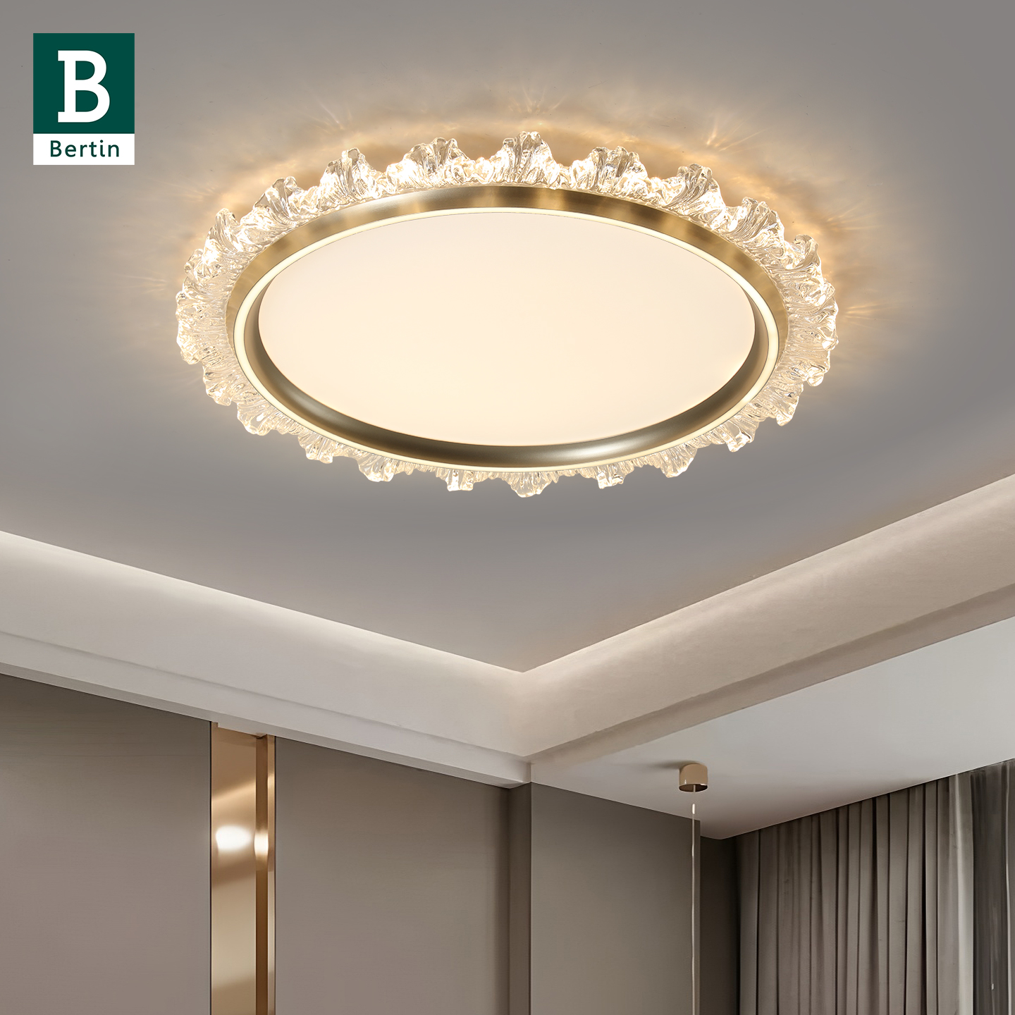 柏丁现代轻奢卧室吸顶灯