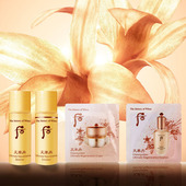 whoo后天率丹水乳面霜精华小样紧致淡细纹弹润肌肤高端护肤试用装