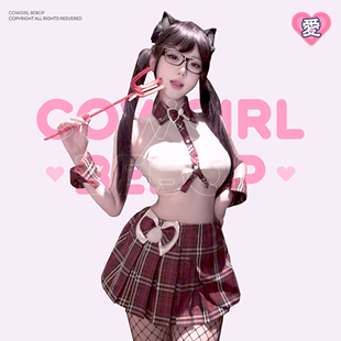 COWGIRL BEBOP[垫底辣妹]cos二次元轻薄紧身甜妹校园学姐战袍制服