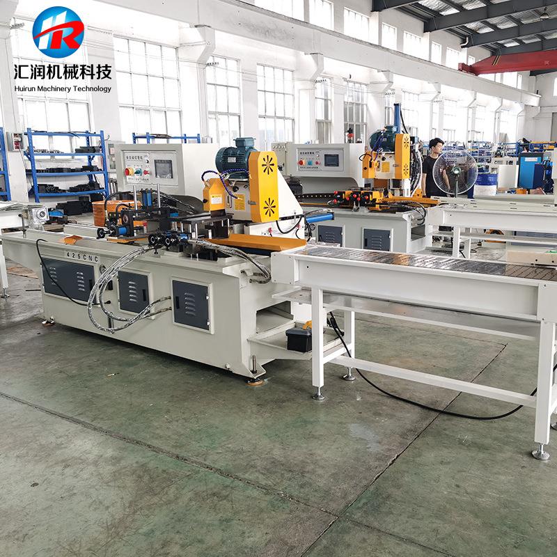 管25CNC横向切割金属圆锯4 矩形425金属管方管横切机机伺服全自动