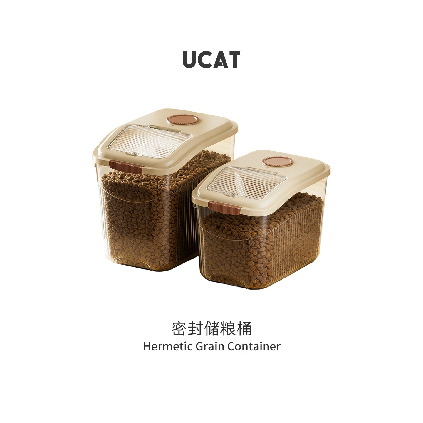ucat猫狗粮密封防潮储粮桶