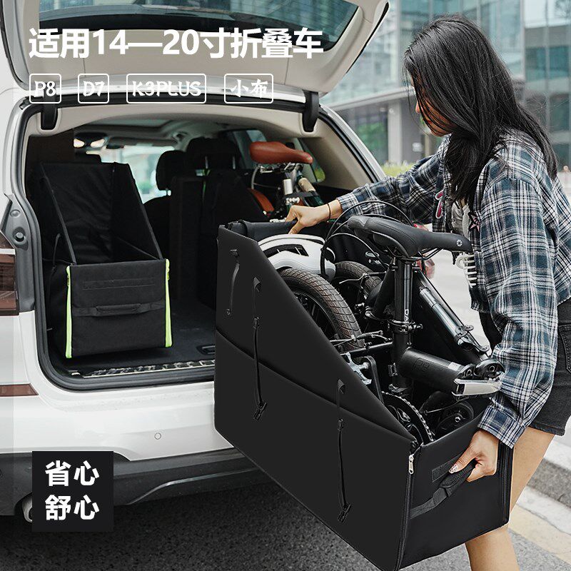 Dahon大行折叠车收纳箱汽车后备箱停车位装车箱小布d7P8P10配件
