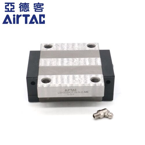 亚德客标准直线导轨滑块LSH25BK H F1 F2-N/L-N H-A/B/C/D/E/F-M6