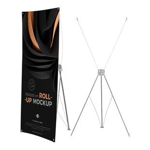 精选X展架80X180海报易拉宝展架广告牌落地立式设计制作展馆会场