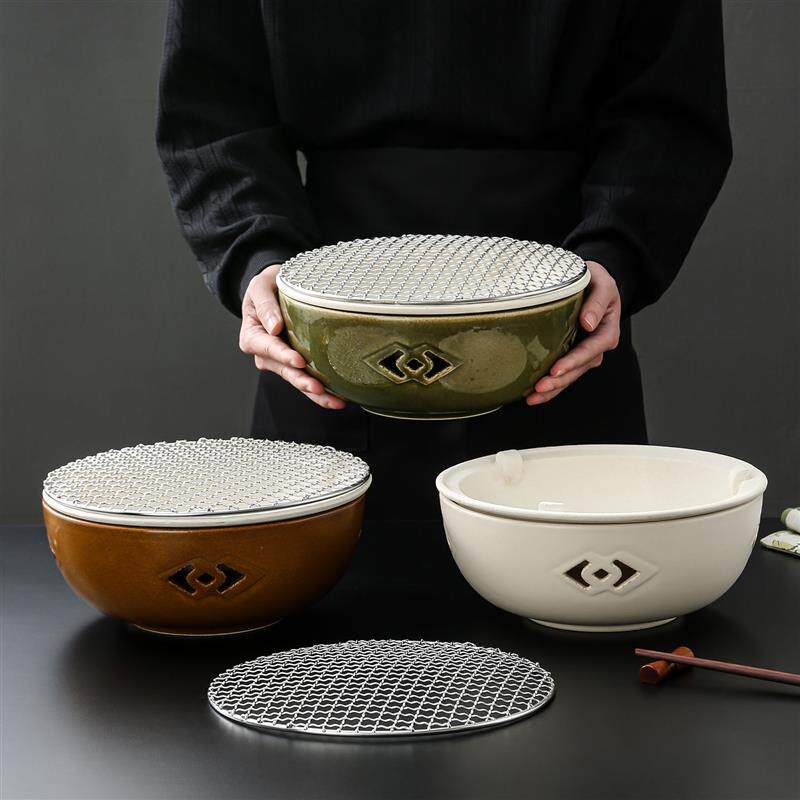 日式木炭烧烤炉户外围炉煮茶烤肉炉煮茶炉复古陶瓷户外露营煮茶器