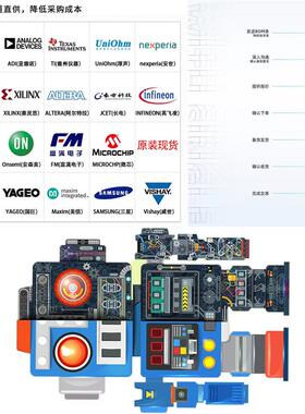 模数转换芯片ADC ADC0832CCWMX/NOPB SOIC-14 TI/德州 电子元器件