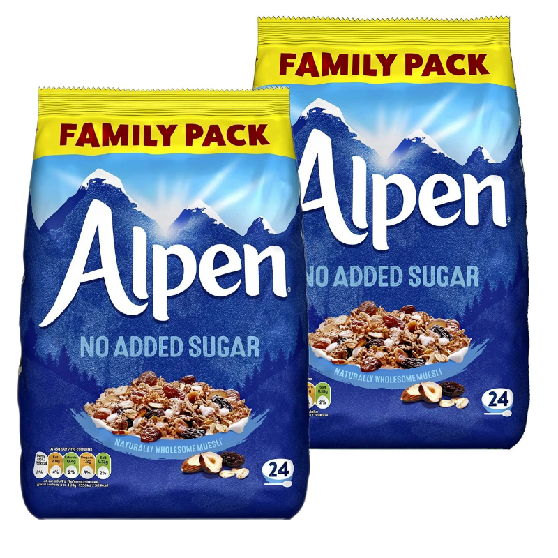 英国维多麦Alpen欧倍无加糖水果坚果早餐即食燕麦片美味营养谷物