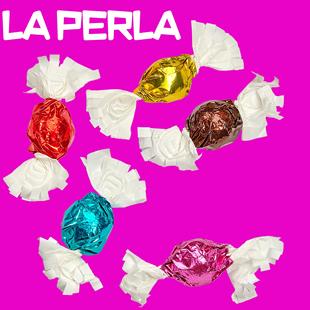 意大利进口La Perla榛子夹心球状黑巧克力散装零食送(代可可脂)