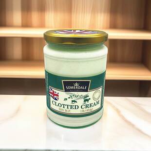 进口英国Somerdale浓缩稀奶油clotted cream德文郡凝脂奶油配司康