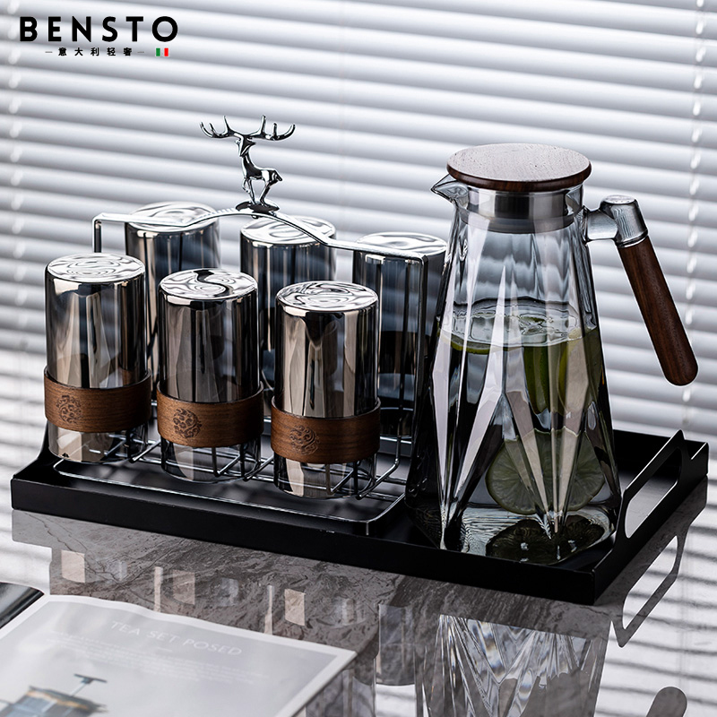 意大利进口正品玻璃水杯待客喝茶