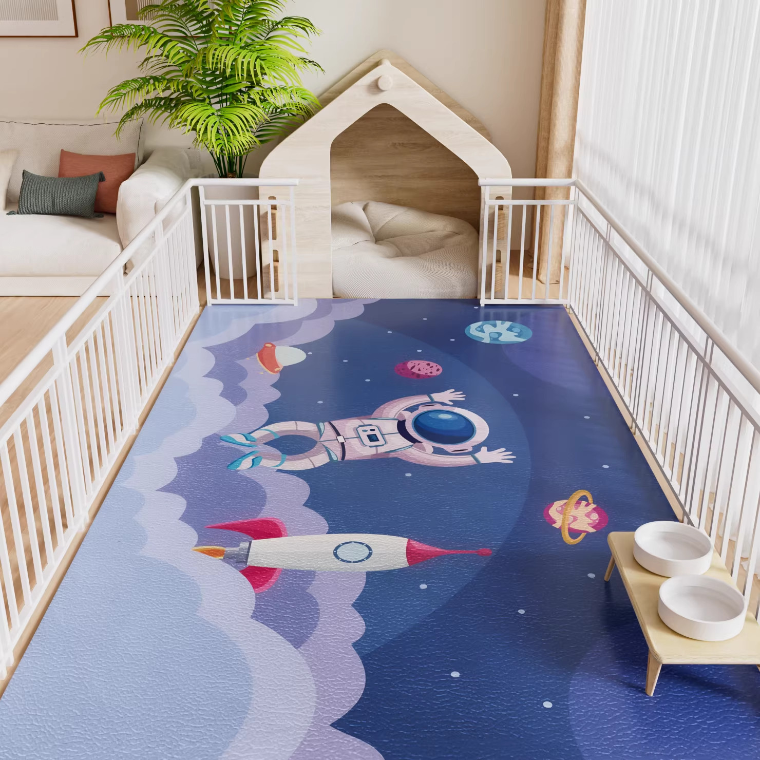 欧贝纺宠物狗狗垫子防水防尿地毯