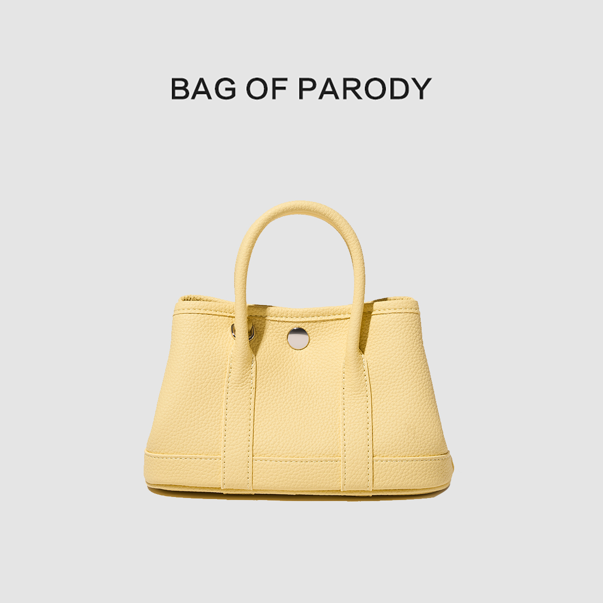 Bag Of Parody2025新款高级感气质牛皮花园包女单肩斜挎包手提包