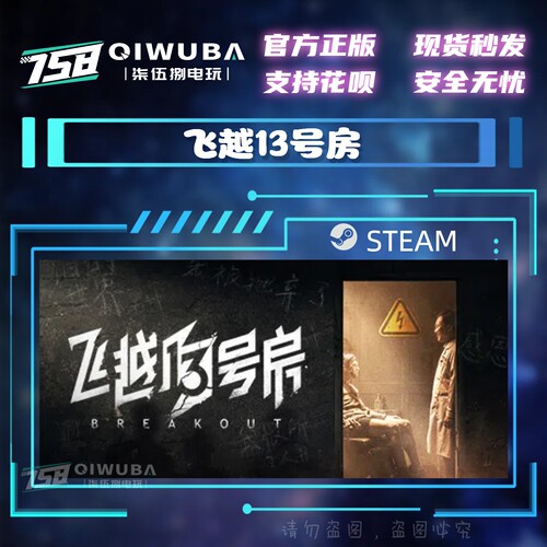 PC中文steam正版游戏 飞越13号房完全版  国区激活码CDK CDKEY