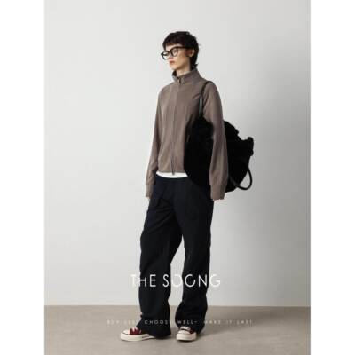 THESOON/德绒动HBWT5412开衫G卫衣美利混奴羊毛纺锁温加绒秋冬运