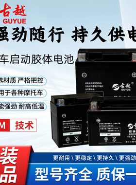 古越摩托车胶体干电池12V9a7a5ah弯梁车125踏板车电瓶12V伏通用
