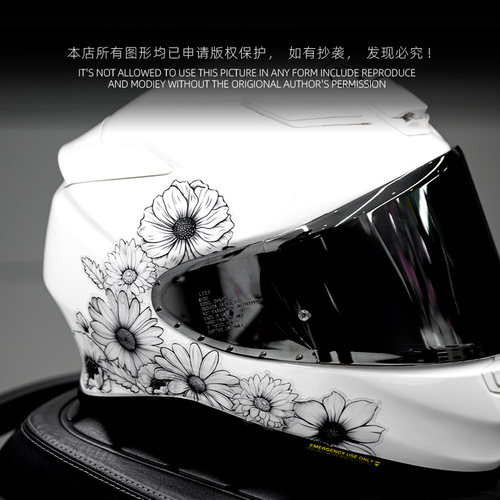 SHOEIZ7头盔贴纸Z8贴花