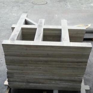 1250 中厚板薄板 2500mm 水切割铝板 国标7075T651光面贴膜铝板