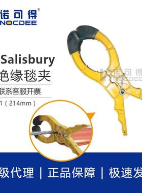 美国Salisbury带电作业21 绝缘毯夹 HS21 线夹 夹线钳241mm