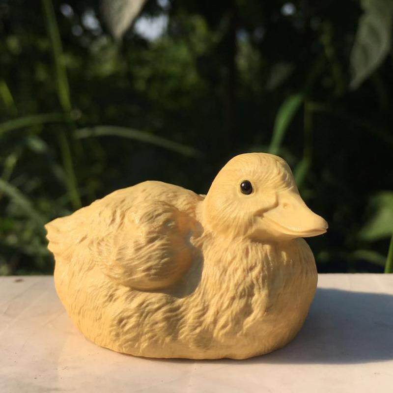 黄杨木雕工艺品小鸭动物茶宠十二生肖手把件手工家居摆件送礼,家居饰品,根雕,淘宝优惠券,粉丝福利购,淘宝优惠卷