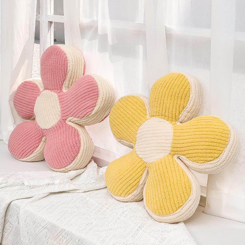 法式奶油风花朵坐垫客厅沙发靠枕加厚毛绒抱枕地板榻榻米飘窗靠垫,居家布艺,抱枕被,淘宝优惠券,粉丝福利购,淘宝优惠卷