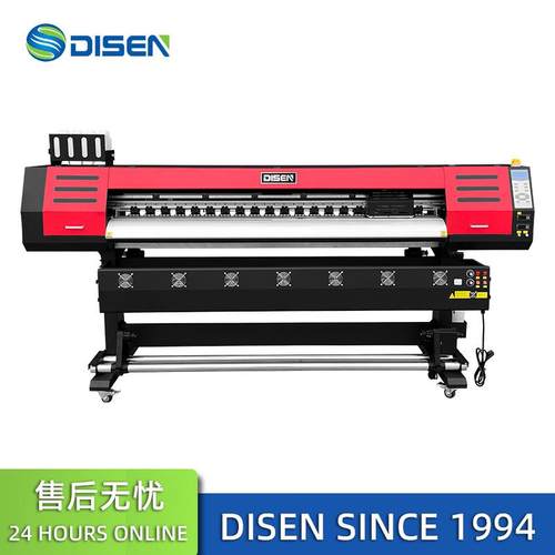 1.8米双喷头压电机皮革喷绘机 压电写真机 大幅面广告绘图机