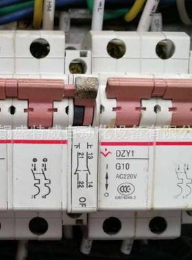 全新原装 DZY1 G10 2P +OF DC220V 沈阳东牧直流断路器 红色手柄