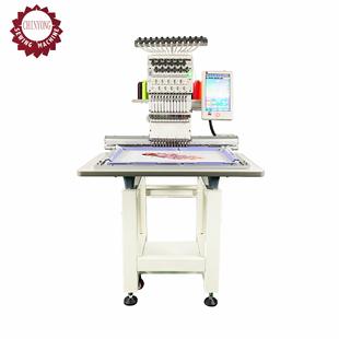 单头绣花机成衣绣平绣帽绣十二针单头刺绣机多功能电脑高速刺绣机