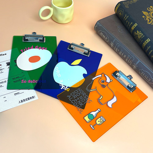 厚刻亚克力夹板多色新款可选