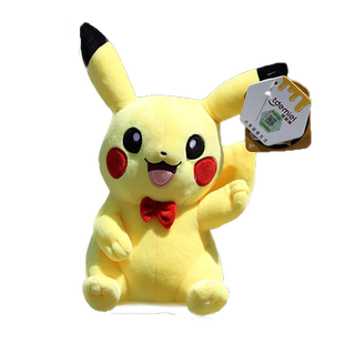 精灵宝可梦皮卡丘毛绒玩具公仔比卡丘玩偶可爱抱枕布娃娃生日礼物