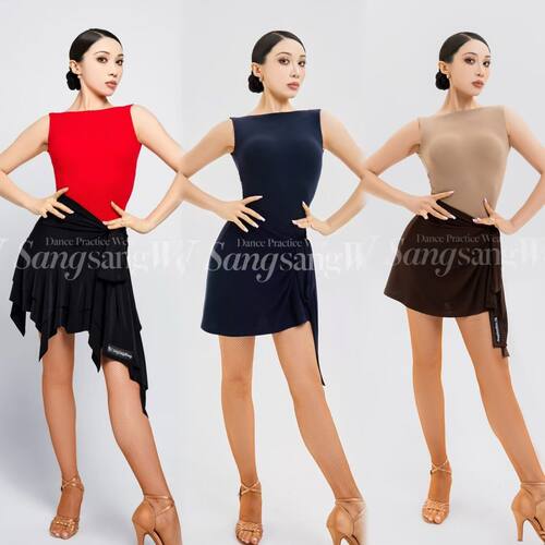 sswang舞服女士拉丁舞舒