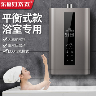 好太太燃气热水器浴室专用恒温天然气液化气家用智能平衡式 12L