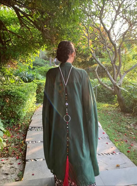 马面裙汉服配饰一米超长背云明晚风璎珞挂件明制装饰品小红书同款