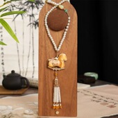 非遗仿宋锦双面葫芦璎珞国风仿宋锦毛衣链百搭新中式 马甲项链配饰