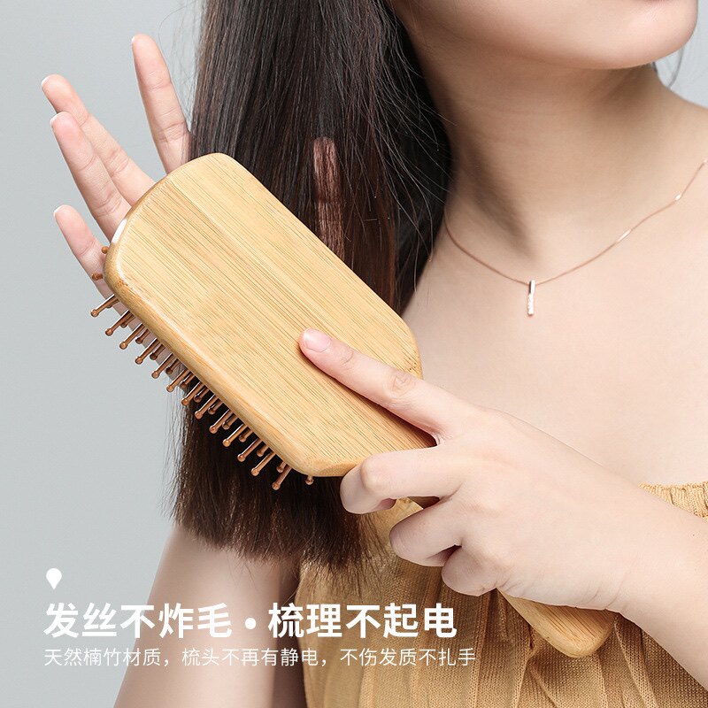家用头部经络气垫梳按摩大梳子女长卷发专用防脱发静电造型梳