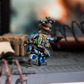 三角洲人仔中国积木军事特警兼容乐高德军KSK三角洲行动威龙人仔