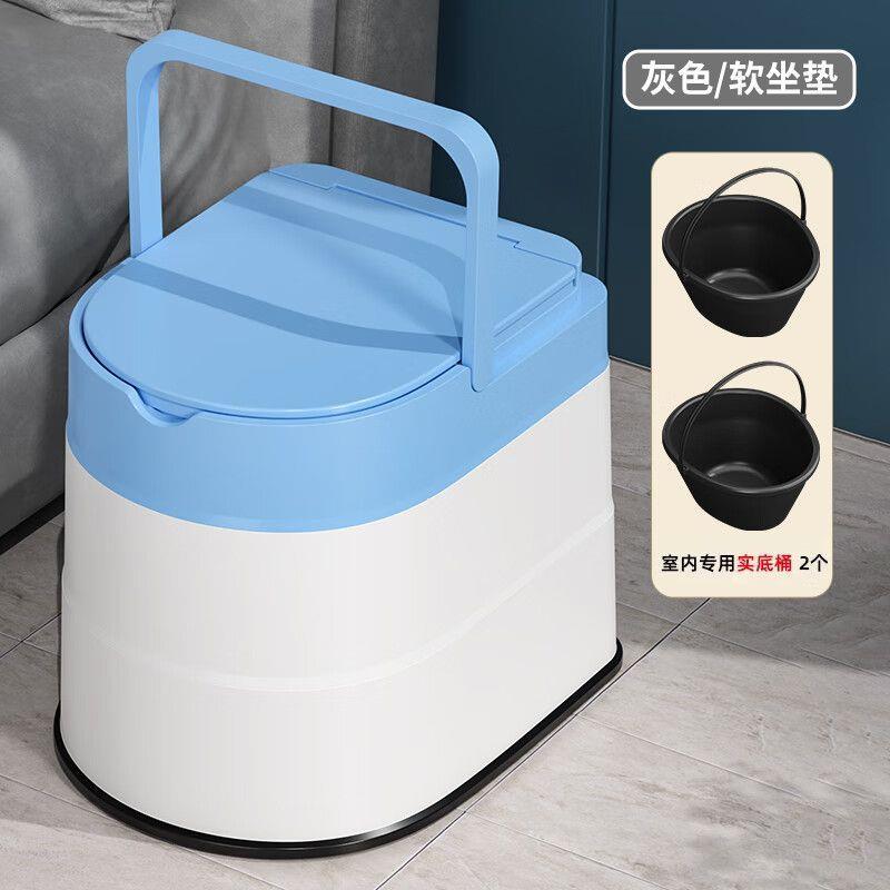 女士起夜马桶移动马桶孕妇坐便器痰盂尿盆家用便携式加厚产妇老年