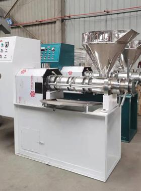 螺旋榨油型机12新全5型花生菜籽葵花籽油压榨机油坊套榨EZM油设备
