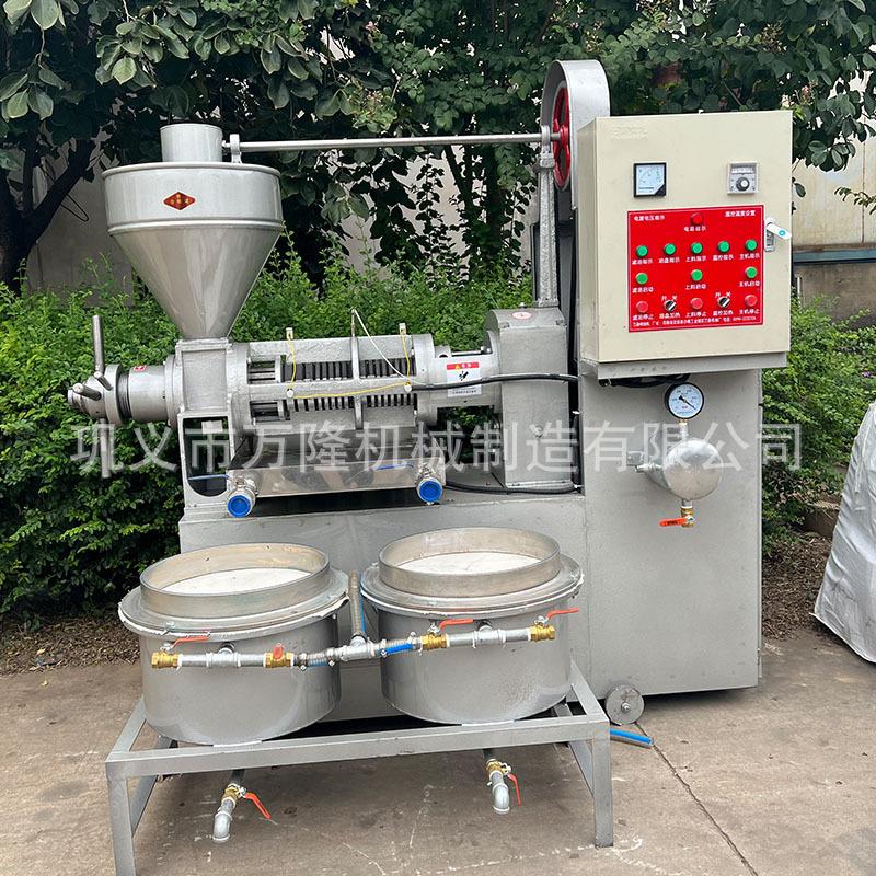 大型油油坊棕榈果榨油TUZ机 棕串机榈果仁破碎圆排榨油 食用设备