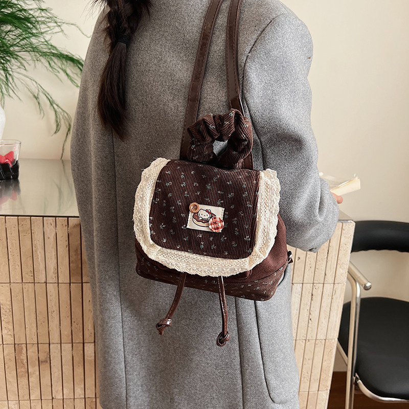 潮流百搭高颜值少女风迷你包包女2025秋冬新款洋气复古外出双肩包,箱包皮具/热销女包/男包,双肩背包,淘宝优惠券,粉丝福利购,淘宝优惠卷