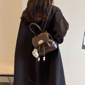 韩国ins复古时尚 双肩包2025新款 夏秋少女包包百搭高级感斜挎背包