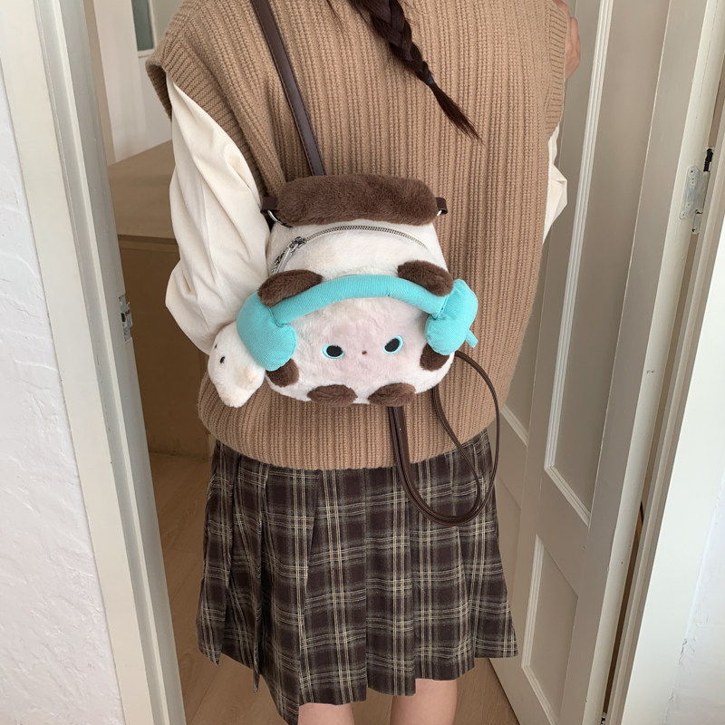 卡通毛绒公仔迷你包包女2026秋冬新款时尚小众设计外出游玩双肩包,箱包皮具/热销女包/男包,双肩背包,淘宝优惠券,粉丝福利购,淘宝优惠卷