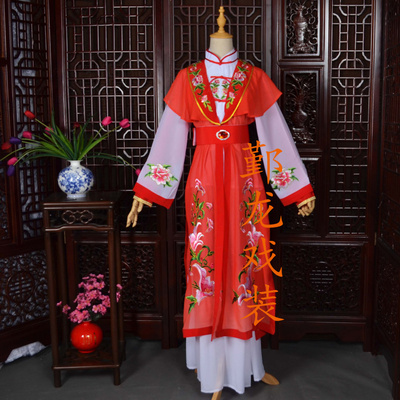 速发新款古装侍代黄服装越剧古梅戏戏曲丫鬟宫服探春戏服