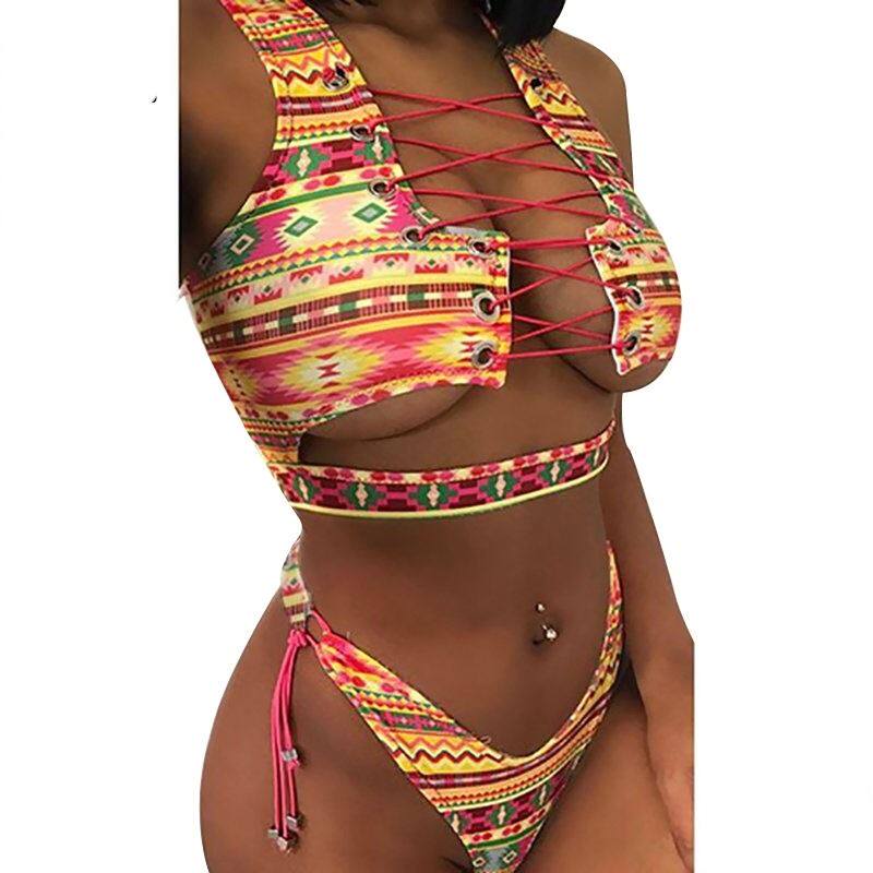 速发Wo Swimwr Bathig Suit Swiuit Woma Bikii Badu