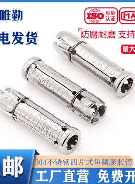 速发04不锈钢四式片鱼鳞膨胀管内爆膨胀螺栓管壁虎螺丝帽MMMM8610