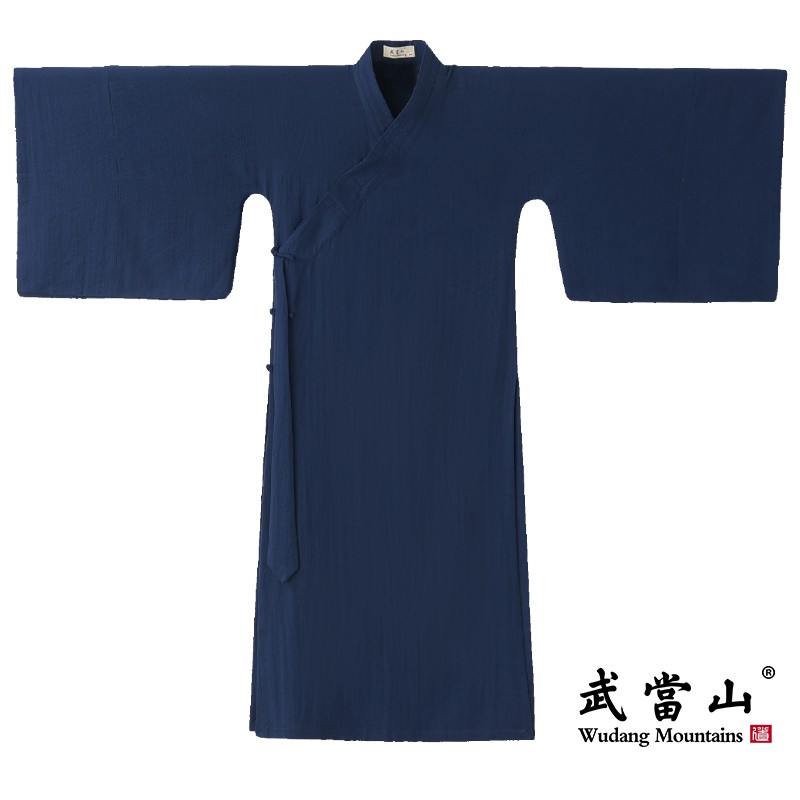 速发服当山罗饰外套男中国风长款汉服传统三清领大袖得服武当派武