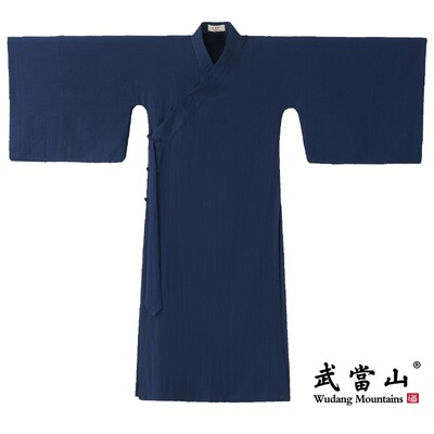 速发服当山罗饰外套男中国风长款汉服传统三清领大袖得服武当派武