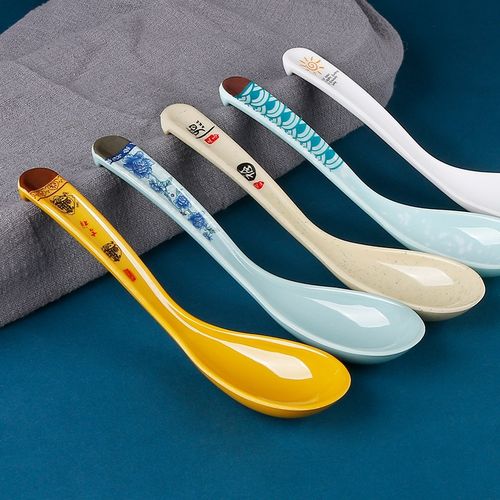 速发勺子商用餐饮密店勺子长柄塑料汤勺快餐饭胺面馆用汤专喝勺子